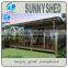 sunnyshed terrace canopy for carport with polycarbonate sheet