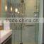 High quality diamond three panel toughened glass shower corner door
