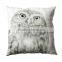 16x16cm home custom owl pattern cushion