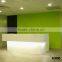 luxury reception desk store front counter solid surface countertops