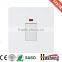 Double 13A wall socket with switch and neon