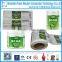 Custom printed matte varnish coated paper medical used self adhesive label