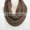 2016 Round Neck Warm Winter Loop Scarf, Roll Up Knit Infinity Scarf