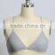 Sexy Woman Bra Set Underwear Rib Knit Cross Back Triangle Bralette