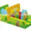 inflatable obstacle course with four parts