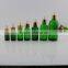 30ml Green Glass Essential Oil Bottle with Aluminum Dropper                        
                                                Quality Choice