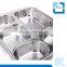 5 Grids Stainless Steel Snack Plate & Fast Food Tray