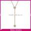Best Selling Products stainless steel charm necklace with crystal