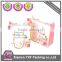 Pink wedding paper bag for gift