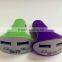 2016 New Factory 2 Port Charger Dual Usb Car Charger for Mobile Phone