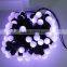 Copper wire led rain drop christmas led ball string light