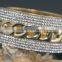 2016 Hottest Fashion lady jewelry Gold Plated woman's bracelet bangles Rhinestone Crystal bracelet bangle