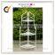Antique White 4-Tiers Wrought Iron Metal Shelf