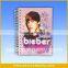 Justin Bieber Gift Diary, Customized Music and Light Notebooks, A5 Size Notebooks