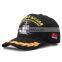 short brim military style baseball cap