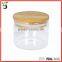 free sample! bamboo lid glass jar borosilicate fda