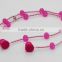 2016 Alibaba HOT new design fashion Shenzhen oem stereo beads pearl necklace earphones