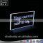Acrylic Flashing Illuminated Engraved LED Message Menu Sign Writing Board