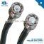 RG-6U with telephone wire coaxial cable BC conductor 1.02mm solid PE Al foil AL-Mg wire braid PVC jacket coaxial cable