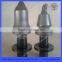 Pro dig round shank cutter bits bullet teeth for heavy duty rock auger