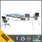 Modern office glass top conference desk/office tempered glass meeting table