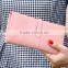 China Hot Supplier Women Fashion Ldesign Eather Wallet Purse Clutch Bag