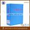 blue fabric file folder&document folder&catalog folder with customized logo