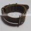 18 20 22 24mm 4 Rings Lockhole Canvas Zulu Wristband