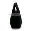Black Fleece Tote Bag Big Polyester Shopping Bag