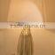 Macedonia modern design high quality thicken base brown vase glass desk lamp with white cylinder fabric lamp shade