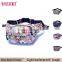 The Most Popular Flower Pattern Nylon Fabric Long Strap Small Men Belt Bag