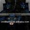 cool but cute lion(leopard) with black background color 3D printed bedding set