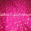FLOWER EMBRODARY SILK FABRIC