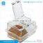 Acrylic Plastic Salt Sugar Pepper pot set with spoon