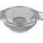 Stainless steel colander and Kitchen tool sets S.S Mini frying basket and chip basket and stainless steel fruit basket