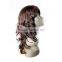 Manufacturer supply hot sale romamce curl fiber curly synthetic lace wig