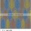 TJ-3837 Transparent emboossed tablecloth with golden & silver