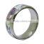 New designs arrive Fashion ring with camo inlay for men and women