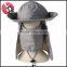 Men Women Hiking Fishing Ear Neck Cover Sun Hat Army green windproof Outdoor Cap