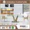 China furniture ,dining room set, Modern Square Glass Dining Table