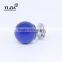 cheap blue color high quality round shape crystal handle