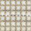 Bianco Carrara White Water jet marble mosaic floor tile