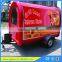 Factory Supply YS-FV300 Mobile Ice Cream Cart, Customized Logo Street Fast Food Cart/ Fast Food Trailer/ Fast Food Truck
