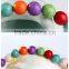 Top selling 2016 DIY jewelry cheap bracelet earring necklace wholesale amazon rainbow STONE color beads