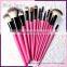 Cosmetics 14 pcs makeup brush set for girls