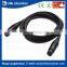 Wholesale male to female M/F 10ft 3 pin XLR connector cable gold-plated high grade low noise microphone cable