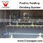 automatic poultry pan feeding system for broiler farm equipment