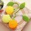 Fruit Shaped Food Grade Silicone Individual Tea Bag