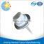Powder spray nozzle for aerosol can