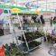 A83 metallic display garden decorative plant trolley